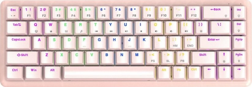 Rampage Low Profile REBEL Red switch (REBEL-PINK)