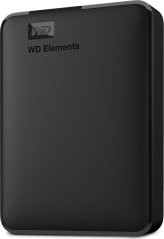 WD WD Elements Portable WDBHJS0060BBK - Festp - 6 TB - extern (tragbar) - USB 3.1 Gen 1 - Schwarz