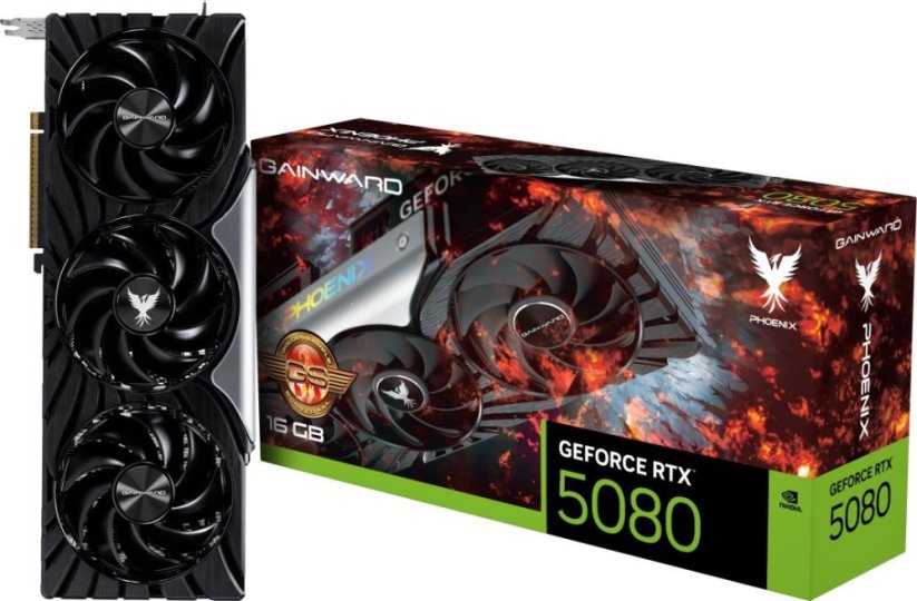 Gainward GeForce RTX 5080 Phoenix GS 16GB GDDR7 DLSS4 (NE75080S19T2-GB2031X)