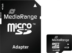 MediaRange MicroSDHC 4 GB Class 10 UHS-I  (MR956)