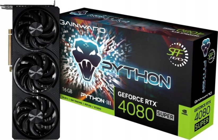 Gainward RTX 4080 Super 16GB Gainward Python III OC GDDR6X 3Fan