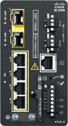 Cisco IE3100 w/4GE Copper 2GE SFP Fixed system Network Essential (IE-3100-4T2S-E)