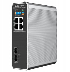 TP-Link Ruijie Reyee RG-NIS2100-4GT2SFP-HP| Switch zarządzalny przemysłowy, 6 portów, 4xGE, 1xPoE++, 3xPoE+, 180W, 2xSFP, L2, Cloud