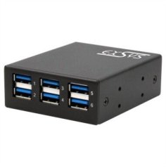 Exsys EX-11246HMS – 6-portowy hub USB 3.2 Gen 1 (15.06.3535)