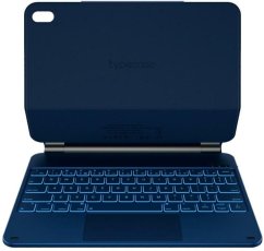 4kom.pl Etui Typecase Edge z klawiaturą do iPad  11" (A16) 2025 / iPad 10.9" 2022 błękitny pacyfik