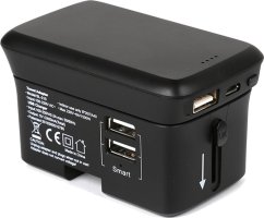 Realpower TravelCharge-4k Čierny (308847)