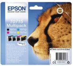 Epson Sada Tonery T0715 (CMYK) (C13T07154012)