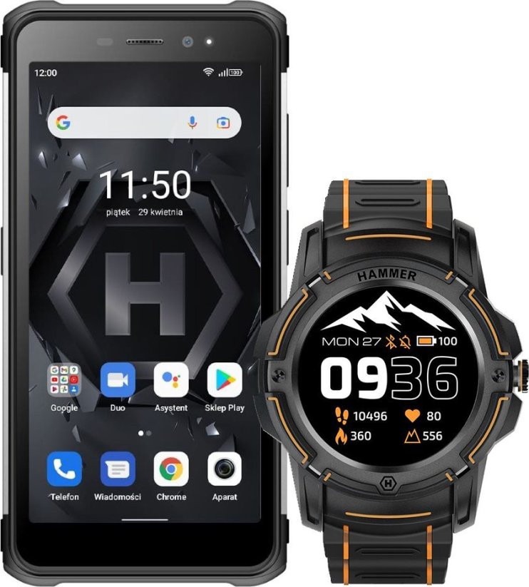 myPhone MyPhone HAMMER Iron 4 4/32GB + Watch Plus
