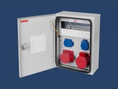 Karwasz Rozdzielnica budowlana 11 modułów 2x2P+Z, 5P/16A, 5P/32A IP54 (RB-3)