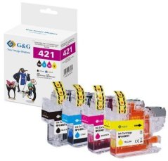 G&G Patrone Brother LC421VAL Multip.(4x200 Seiten) C,M,Y,BK