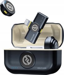 Hollyland Lark M2 Lightning - Lavalier Lightning Plug (Duo Shine Charcoal)