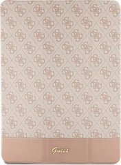 Guess Etui Guess GUFCP12PS4SGP Apple iPad Pro 12.9 2020/2021/2022 (4., 5. i 6. generacji) Ružový/pink 4G Stripe Allover