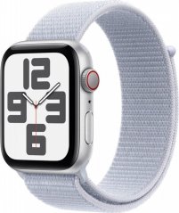 Apple Watch SE GPS + Cellular 40mm Silver Alu Sport Loop Modrý  (MXGE3ET/A)