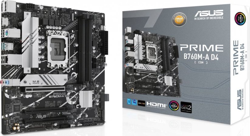 Asus MB ASUS PRIME B760M-A D4-CSM (Intel,1700,DDR4,mATX)