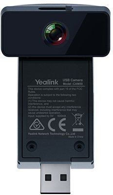 Yealink CAM50 2 MP Čierny 1280 x 720 px 30 fps (1300013)