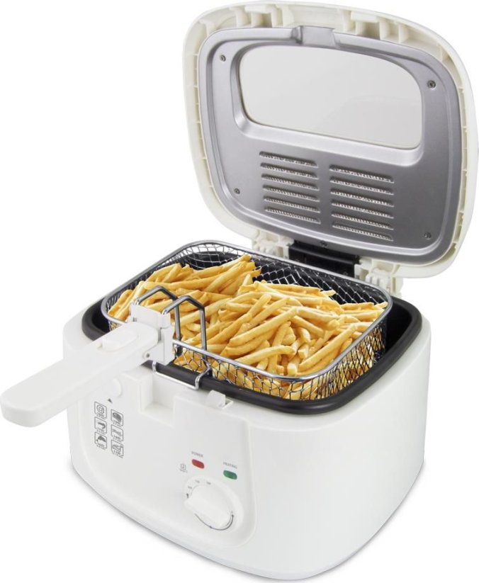 Esperanza Frytownica Esperanza SPRING ROLL EKG012 (2,5 l; 1800W; kolor biały) (EKG012) - AGDESPFRY0001