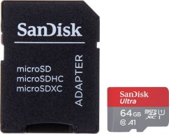 SanDisk Ultra MicroSDXC 64 GB Class 10 UHS-I/U1 A1 (SD-MICRO-10/64-SAND)