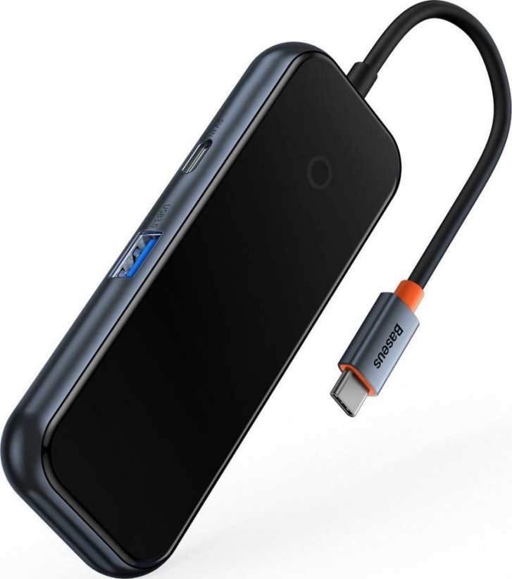 Baseus Adapter 4w1 Baseus Hub USB-C na 4xUSB 3.0 (tmavé Sivý)