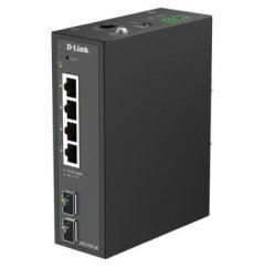D-Link Prepínač DIS-210G-06 z 6 portami, inteligentny, zarządzalny, gigabitowy, przemysłowy