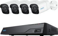 Reolink Reolink | Super HD Security Camera System | NVS8-5MB4 | Bullet | 5/4 MP | f=4.0mm fixed; F=2.0 | Power over Ethernet (PoE) | IP67 | H.265 | Micro SD, Max. 256GB