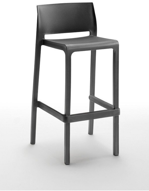 DKD Home Decor kreslo barowe ogrodowe Volga Stool 75 50x50x99cm Sivý (8003723403105)
