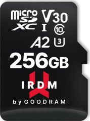 GoodRam IRDM M2AA MicroSDXC 256 GB Class 10 UHS-I/U3 A2 V30 (IR-M2AA-2560R12)
