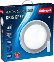 Activejet Plafon LED Activejet AJE-KRIS Grey + pilot