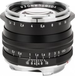 Voigtlander Nokton II Leica M 50mm f/1.5 MC Čierny