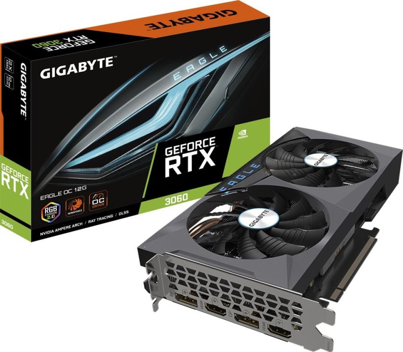 Gigabyte GeForce RTX 3060 Eagle OC 12GB GDDR6 (GV-N3060EAGLE OC-12GD 2.0)