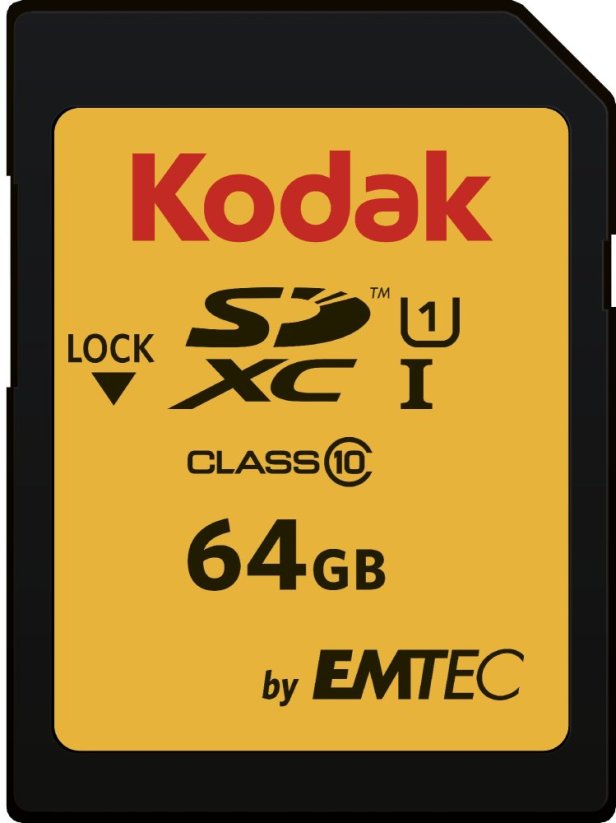 Kodak 580X SDXC 64 GB Class 10 UHS-I/U1  (EKMSD64GXC10K)