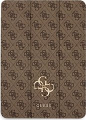 Guess Guess GUFC13PM24PS4SGW iPad Pro 13" 2024 Hnedý/brown Magnetic 4G Big Logo