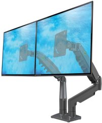North Bayou Uchwyt biurkowy na 2 monitory 17" - 27" (F160G)