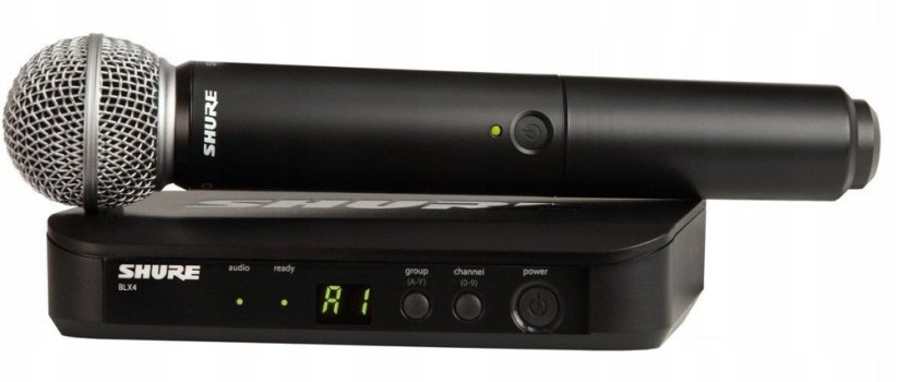 Shure BLX24E/SM58-H8E - System bezprzewodowy z mikrofonem SM58 (518-542 MHz)