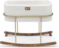 Mexen Lopšys kūdikiui Hier Bebek, White/Gold, 90x70x58 cm
