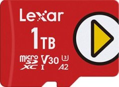 Lexar PLAY MicroSDXC 1 TB Class 10 UHS-I/U1 A2 V30 (LMSPLAY001T-BNNNG)