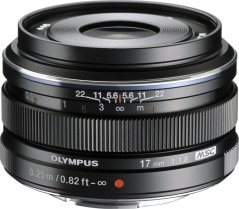 Olympus M.Zuiko Digital 17mm f/1.8, black