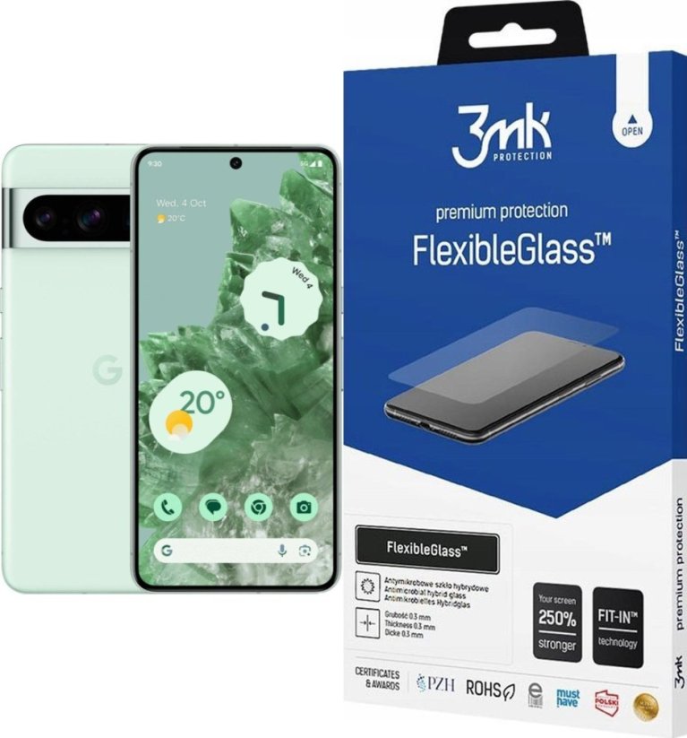 Google Pixel 8 Pro 5G 12/128GB Zelený GA04859-GB + FlexibleGlass