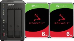 Qnap TS-253E-8G + 2x Seagate IronWolf 6TB (ST6000VN006)