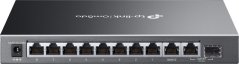 TP-Link TP-Link Omada ES210GMP łącza sieciowe Zarządzany Gigabit Ethernet (10/100/1000) Obsługa PoE Čierny