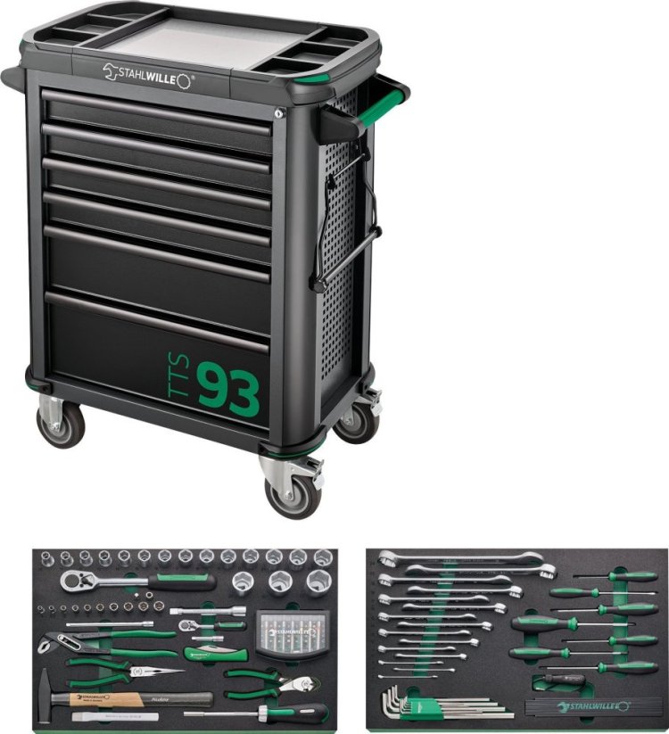 Sourcing Tool trolley with tools STAHLWILLE TTS 93/130