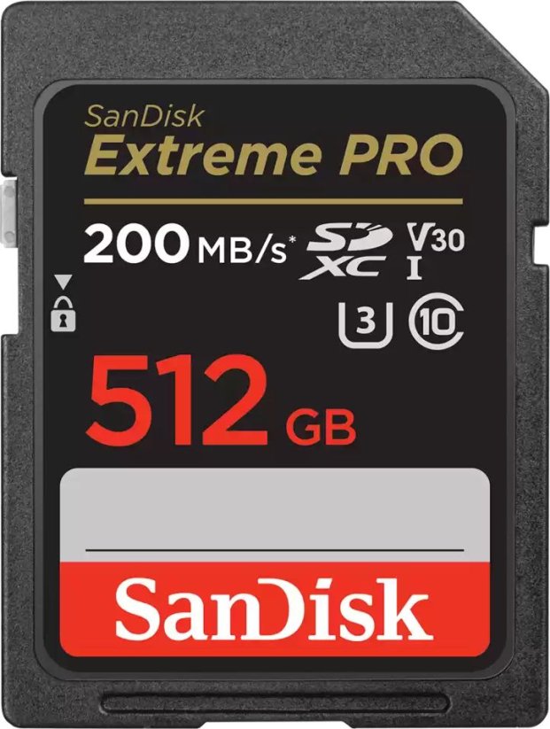 SanDisk Extreme PRO SDXC 512 GB Class 10 UHS-I/U3 V30 (SDSDXXD-512G-GN4IN)