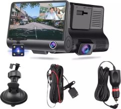 Roger RoGer 3in1 Car video recorder with integrated front / rear / inside camera /  Full HD / 170 degree view