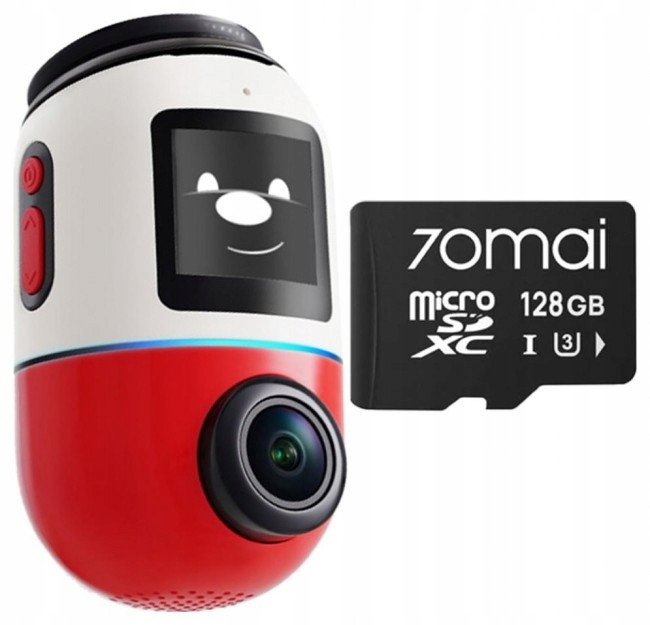 70mai 70mai Omni X800 4K Červená + karta 70mai SD 128GB