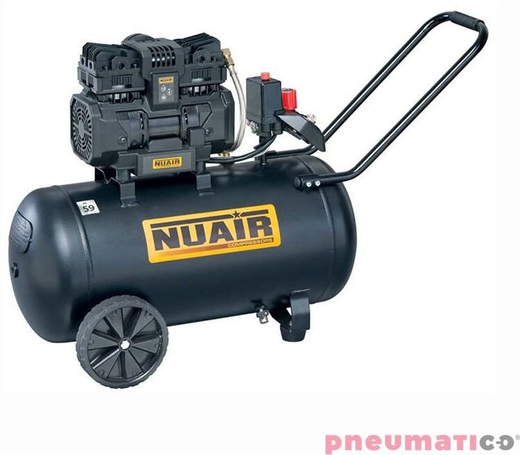 Nuair KOMPRESOR bezolejowy wyciszony 50L 8BAR 59DB 1.5KM