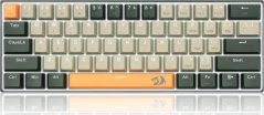 Redragon Redragon K606 Lakshmi Red switch (K606-OG&GY&BK) + Ombre Keycaps (A139)