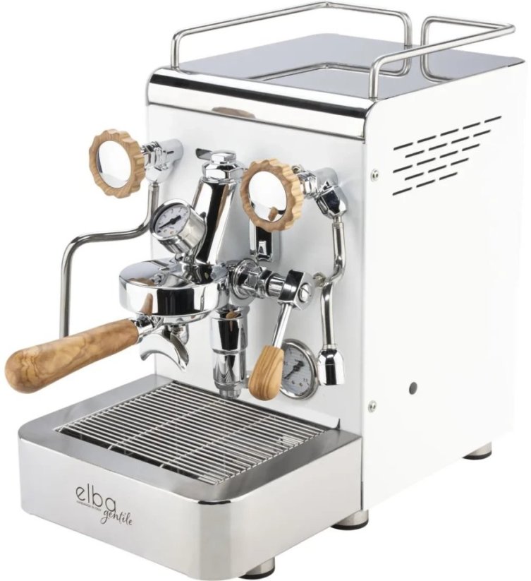 Elba Elba Gentile weiß RAL9016 Siebträgermaschine