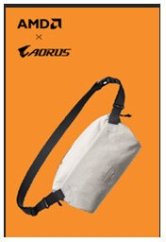 Gigabyte Gigabyte AORUS AMD Sling Bag | Gigabyte Sling Bag | Grey