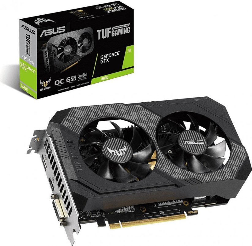 Asus TUF GeForce GTX 1660 Gaming OC 6GB GDDR5 (TUF-GTX1660-O6G-GAMING)