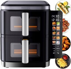 Webber FRYTKOWNICA PODWÓJNA PIONOWA BEZTŁUSZCZOWA AIR FRYER 2800W 11L XXL WEBBER
