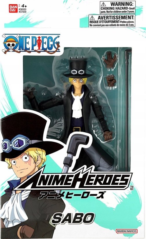 Anime ANIME HEROES One Piece figure with accessories, 16 cm - Sabo